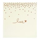 Goldbuch Hochzeitsalbum Raining Hearts cremfarben  30x31cm