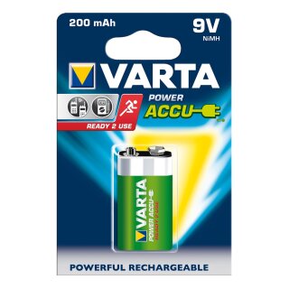 Varta Power Akku 9V Block 200mAh