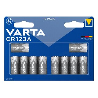 Varta Lithium Batterie CR123 A 10er Megablister