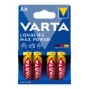 Varta Longlife Max Power Mignon 4er Bl. (AA/LR06)...