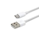 USB-A auf USB-C Lade-/ Datenkabel ABS weiss