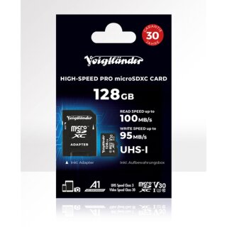 Voigtländer High-Speed Pro micro SDXC Card UHS-I