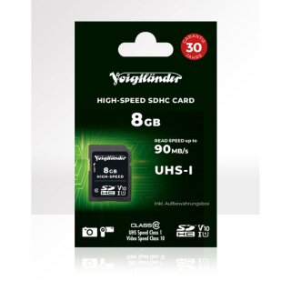 Voigtländer High-Speed SDHC Card 8 GB UHS-I