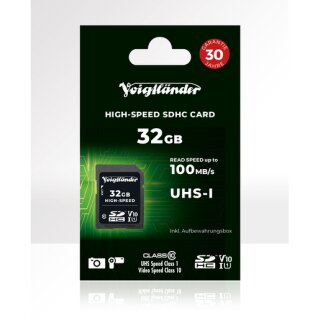 Voigtländer High-Speed SDHC Card 32 GB UHS-I