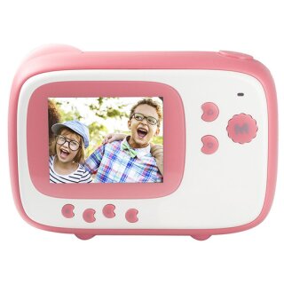 Agfa Foto Realikids Instant Kamra rosa Sofortbildkamera inkl. Thermorollen