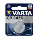 Varta Electronics  CR 2430  Knopfzelle