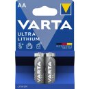 Varta Lithium Batterie Mignon  AA/FR6 Ultra 2er Blister